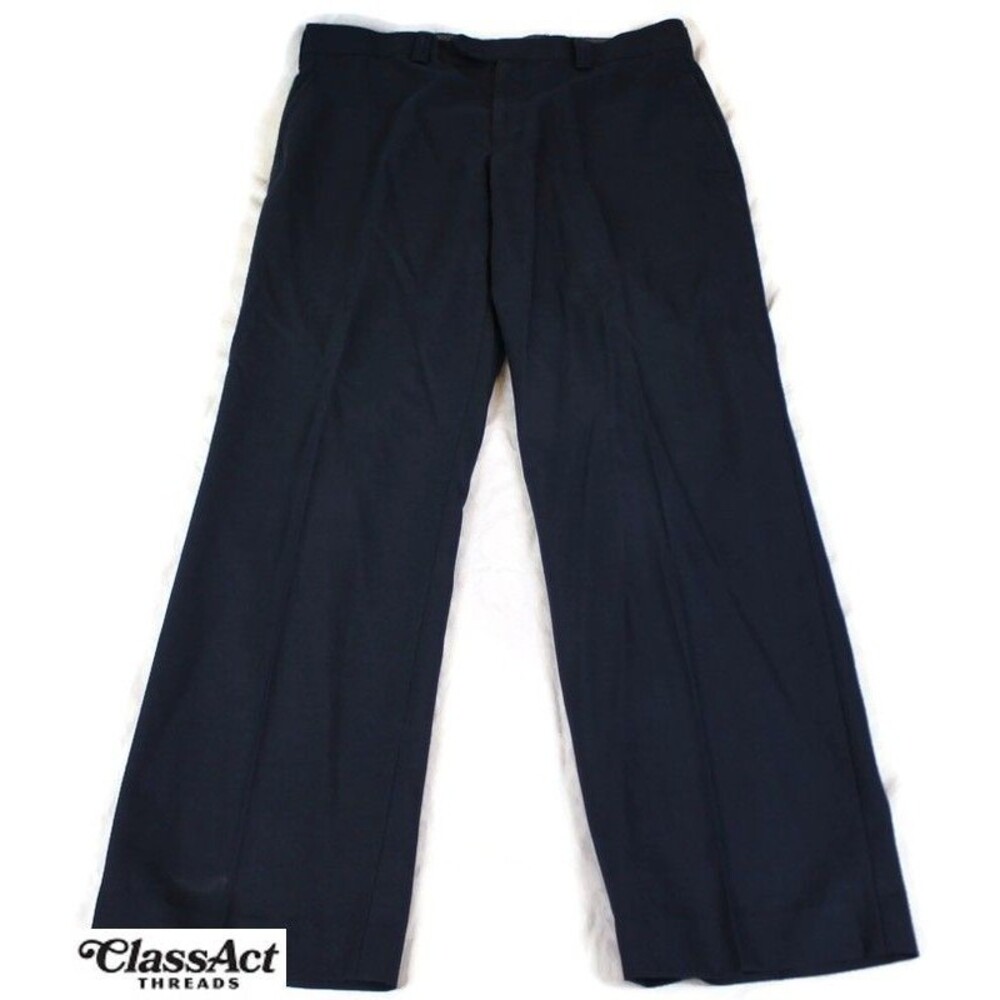LAUREN RALPH LAUREN Pants Men's Dress Pants Polyester Blend Flat Fronts 33X30